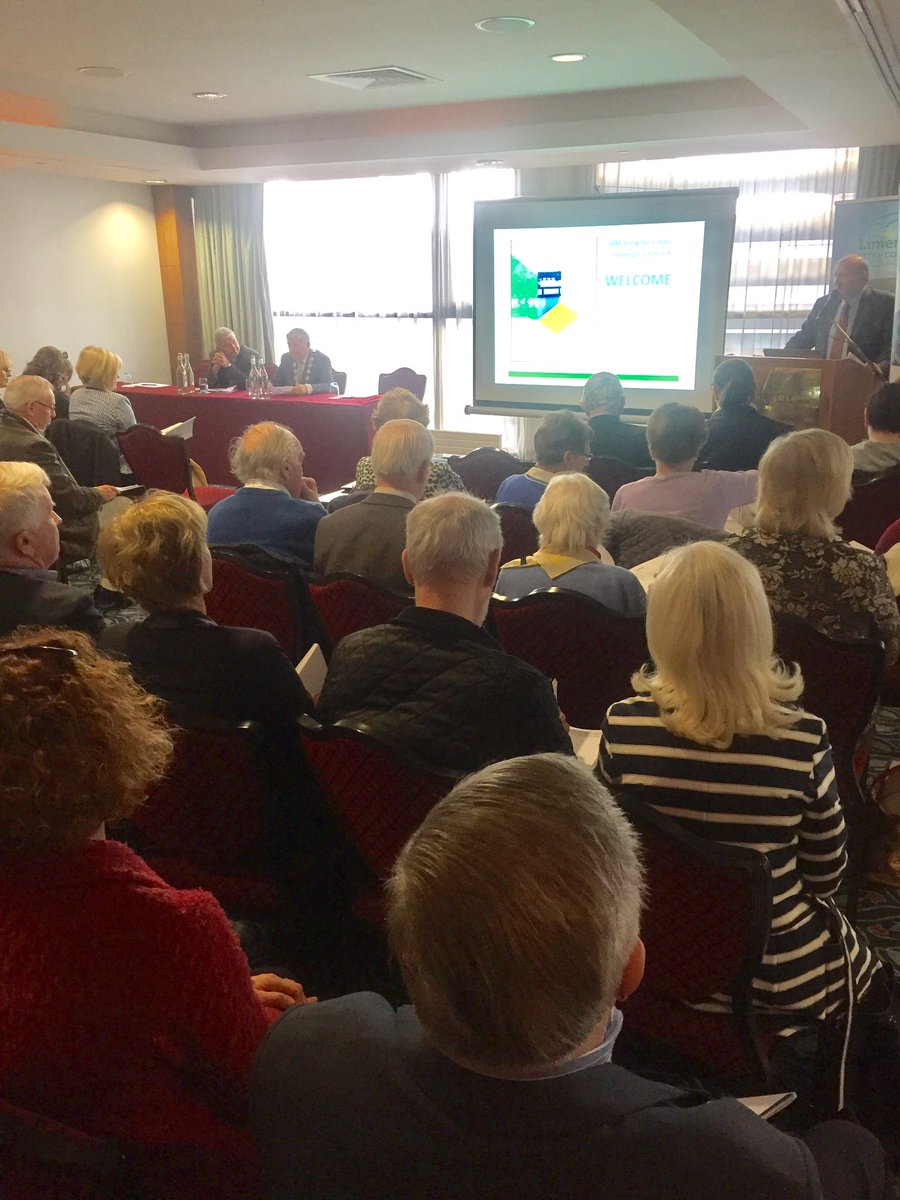 LauraMR's tweet photo. Great turnout at the launch of @IBMSmartCities report on services for older citizens of #limerick #scclimerick https://t.co/V3FH2mUkIj