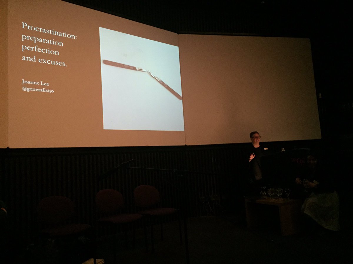 CVAN_EM's tweet photo. @generalistjo talks #procrastination next at #makepracticeperfect @collectionusher https://t.co/dIwVbM2ijX