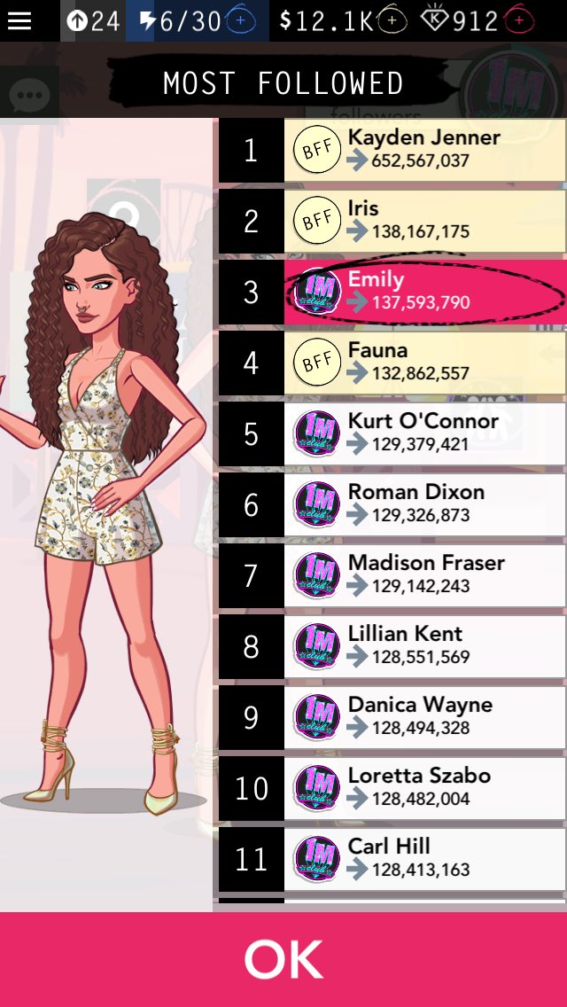 wanderlustcalm's tweet photo. @KendallKylieApp I still have the goal to past Aubrey but I passed her a few months ago &amp; I still haven't gotten my rewards please fix this! https://t.co/fXXnRduyO8