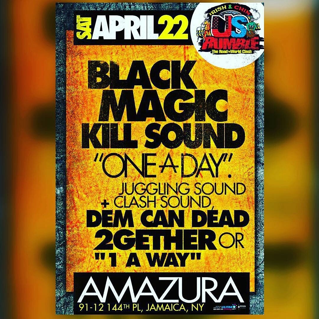 IrishandChin's tweet photo. #BlackMagicSound says no long talking, warning #OneADay, watch unnu 'headback' ....it's gonna be an all out attack inside Club Amazura!! https://t.co/3mcMBbmlEJ