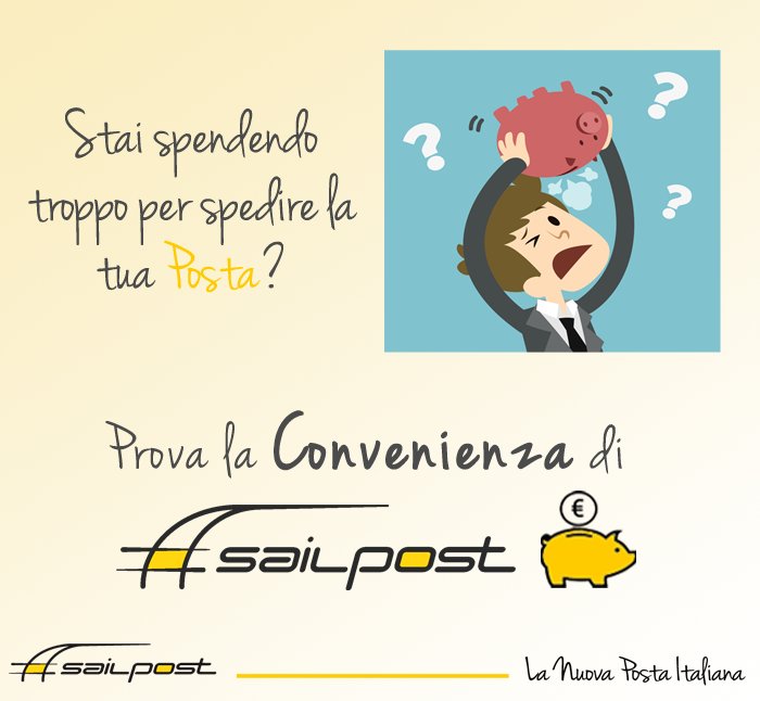 Sailpost_brand's tweet photo. Scegli anche tu di risparmiare con #Sailpost! Scopri tutti i nostri servizi: https://t.co/TUBpCGuloT #ScegliSailpost https://t.co/H4pJRQJipo