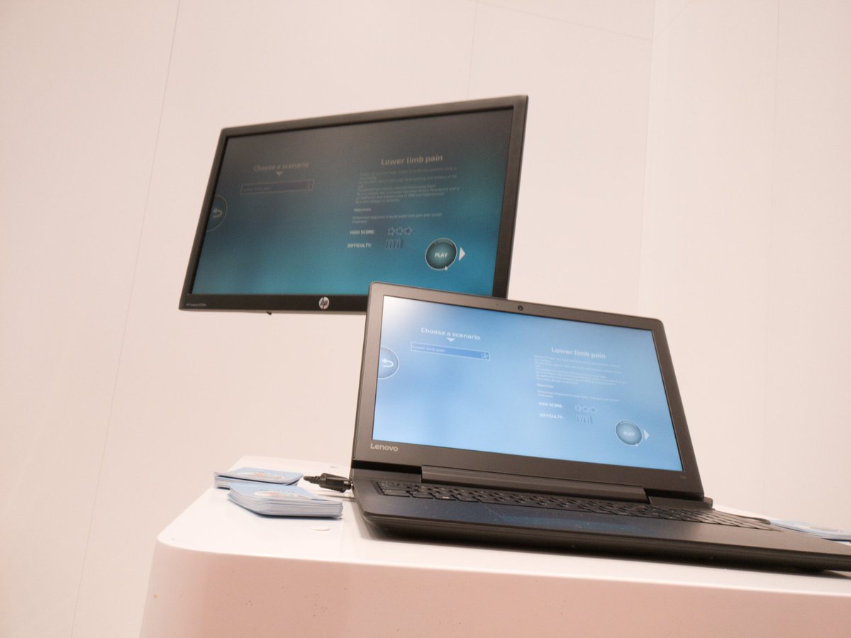 practigame's tweet image. We are happy how warm reception #SimDocPro got! A lot of new ideas also. Thanks to everybody that visited us at #tampereenlääkäripäivät !