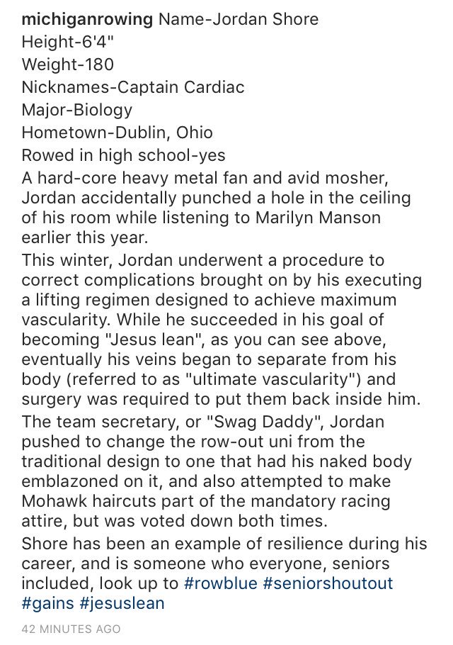 CrewFessions's tweet image. If you are not following the Michigan Men's Rowing team on Insta, I highly suggest you do.