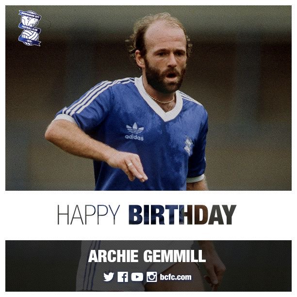   Happy Birthday to former Blues and Scotland midfielder Archie Gemmill who turns 70 today!   