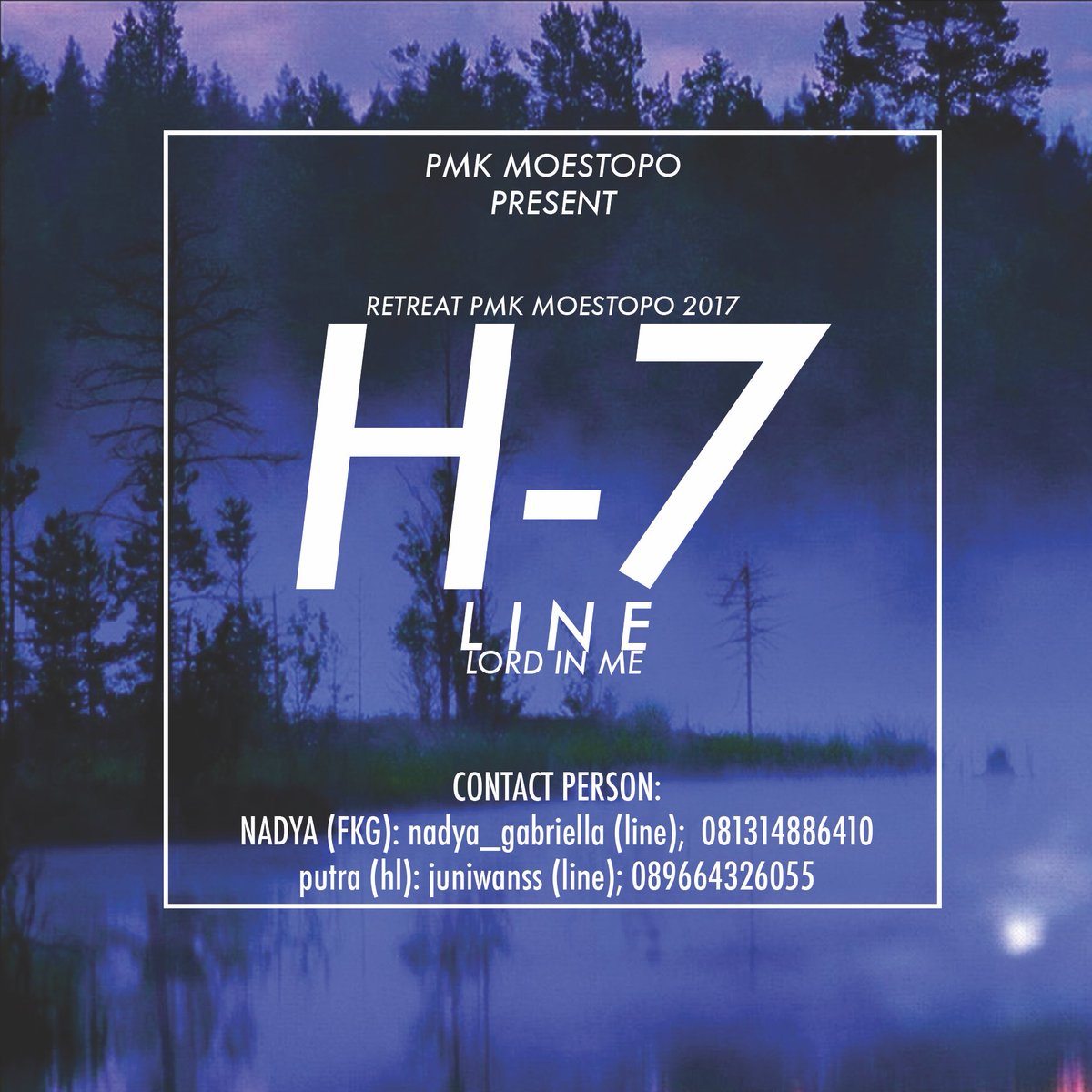 PMK MOESTOPO PROUDLY PRESENT 🎉🎉
"RETREAT PMK 2017"

H-7!!