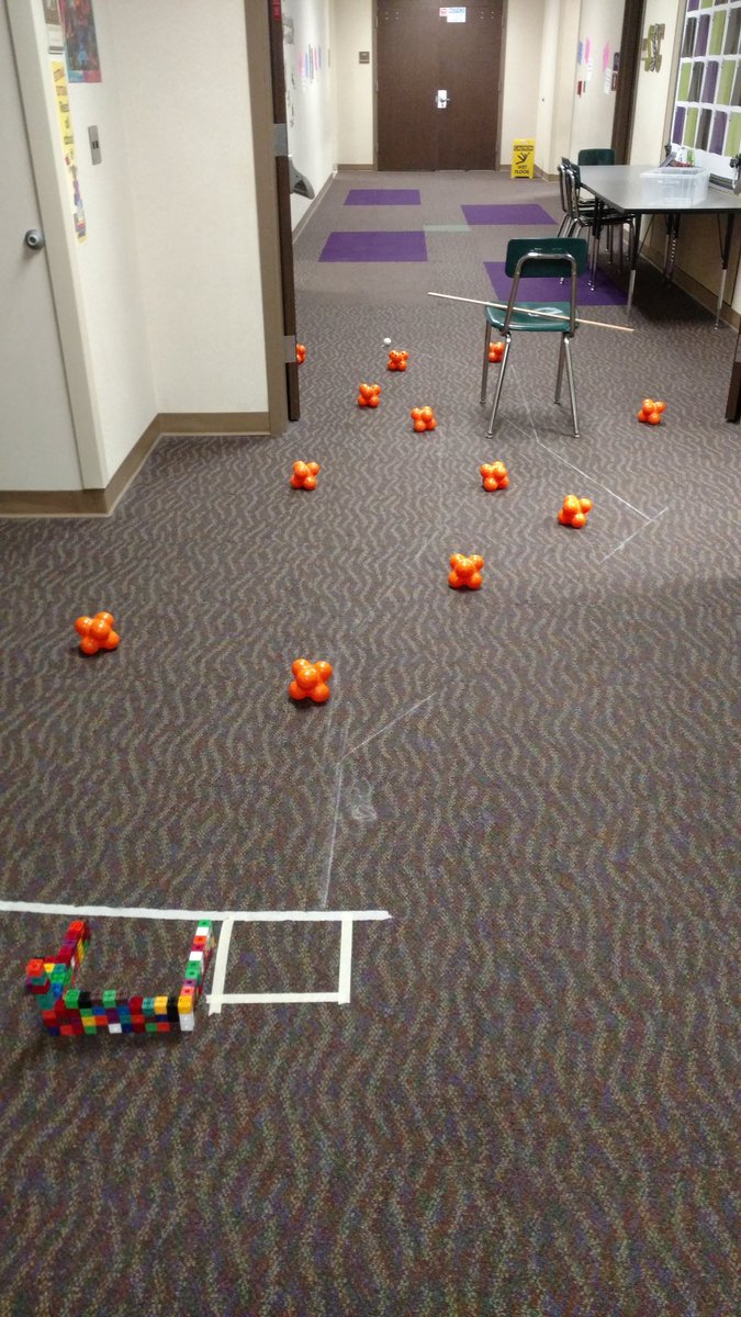 Gilliam2009's tweet photo. The great polar bear (golf ball) rescue! #sferobotics #studentengineers @SFE_3820 https://t.co/TdVUA59EYR