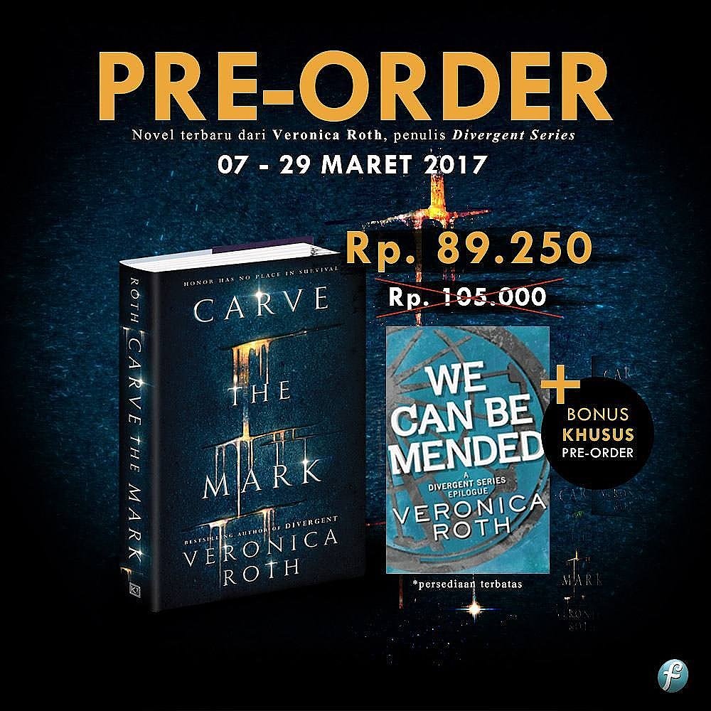 Tinggal LIMA hari lagi sebelum pre-order #CarveTheMark ditutup~