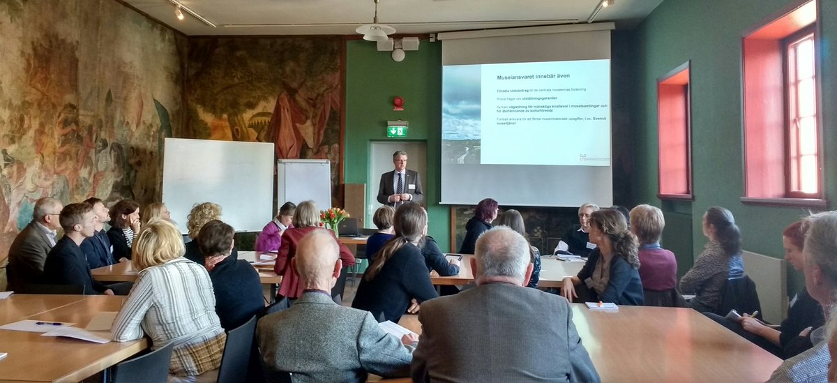 appliedheritage's tweet photo. @Riksantikvarie presenterar RAÄ:s utökade uppdrag. #museidialog @KultureniLund https://t.co/jRuDKwV4KG