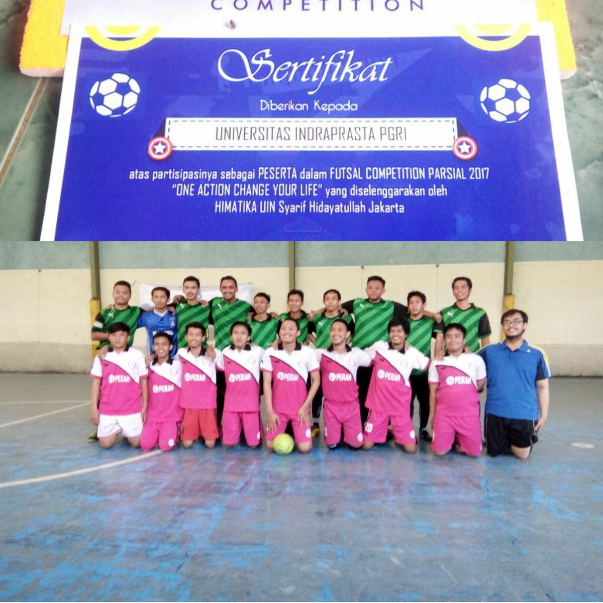 Selamat kepada team afinitas dari Prodi Pendidikan Matematika yg telah membawa juara ke-2 Parsial Cup di UIN Jakarta..