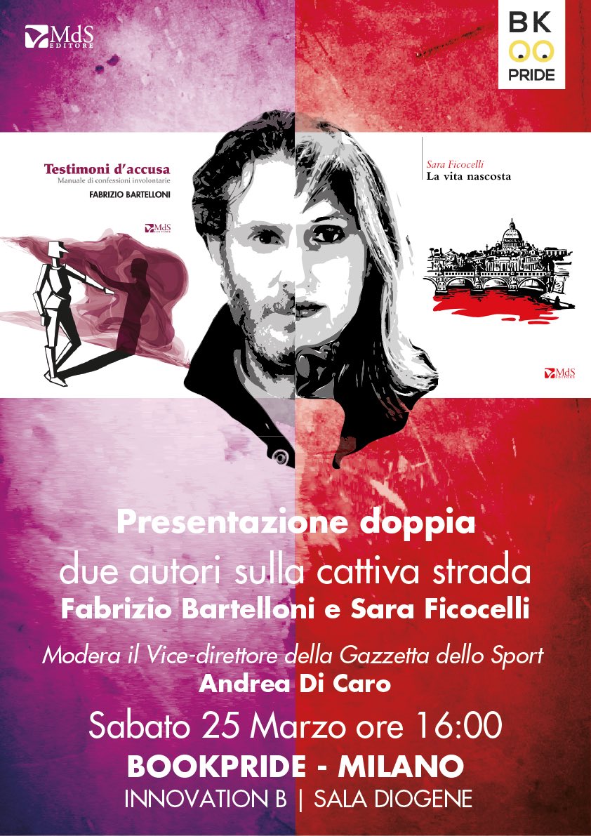 FaberBart's tweet photo. Domani al @bookpride2 a Milano, con @sara_ficocelli e Andrea Di Caro. @CasaLettori @LibriamoTutti @LibridItalia #BookPride https://t.co/2mqn8BskL3