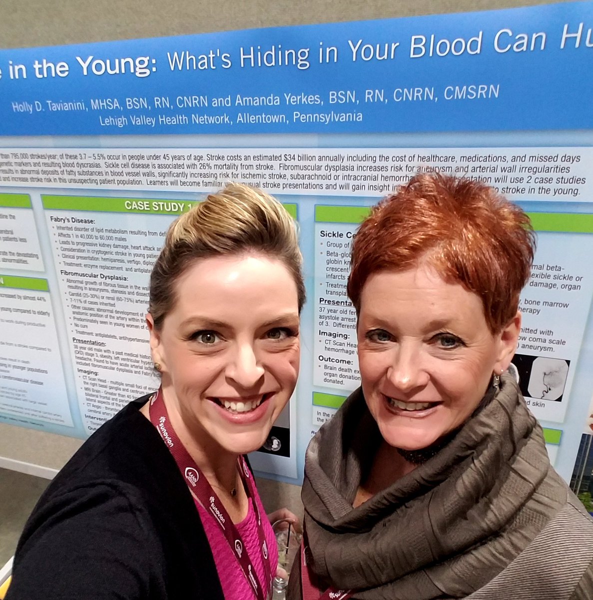SweetestPickle's tweet photo. Poster girls at AANN! #AANN17 #NeuroNursesTakeBoston https://t.co/RicTeGnRZd