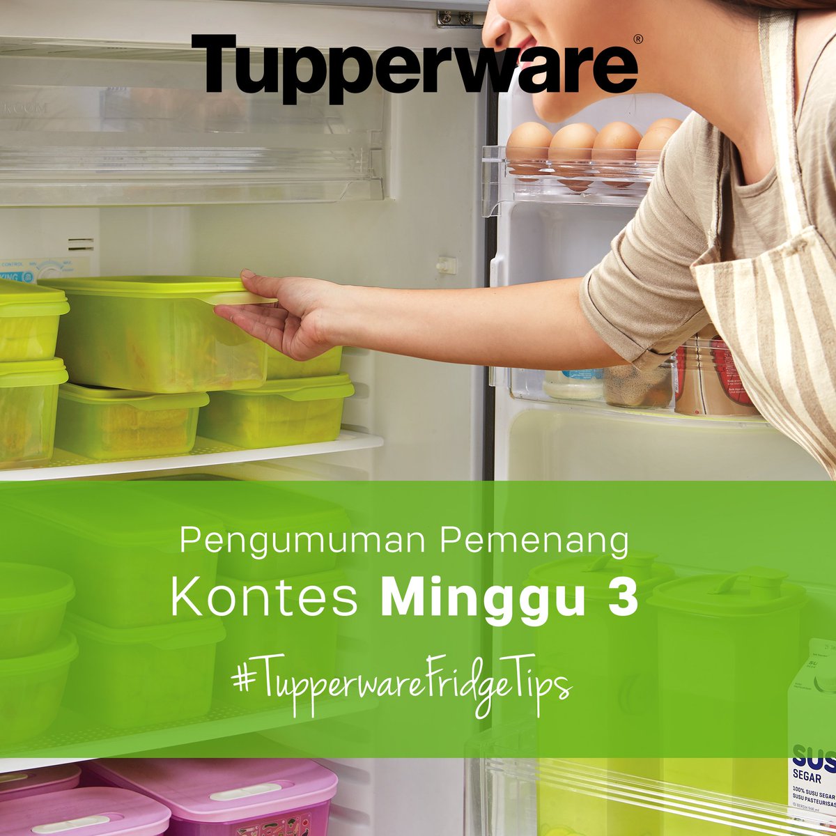 tupperwareID's tweet photo. Selamat @anggaparmawa @tin_suwatin @fhie_yhea @ulfa_nuraisah @safrillah_ pemenang kontes #TupperwareFridgeTips minggu ketiga https://t.co/8Hsf0iUbXZ