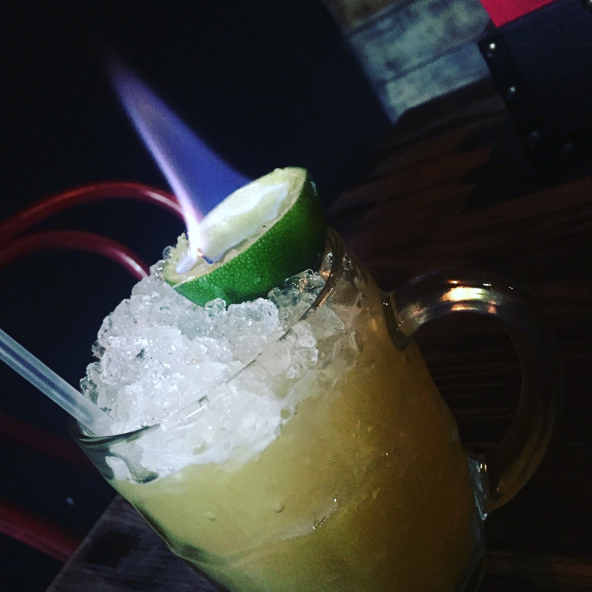 RootsRumShack's tweet photo. It's almost time for a Flamin' Zombie! 

#RootsRumShack #Zombie https://t.co/WQ5nGeU1Cj