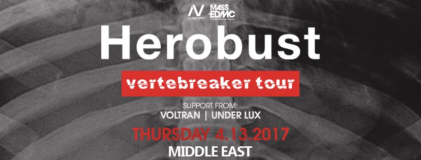 MASSEDMC's tweet photo. Prepare yourselves! π₯ @Herobust makes his way to the @MidEastClub w/ @VolTran and #UnderLux π
TIX: https://t.co/uAIHrmzGGy https://t.co/7SAHsHuUgf