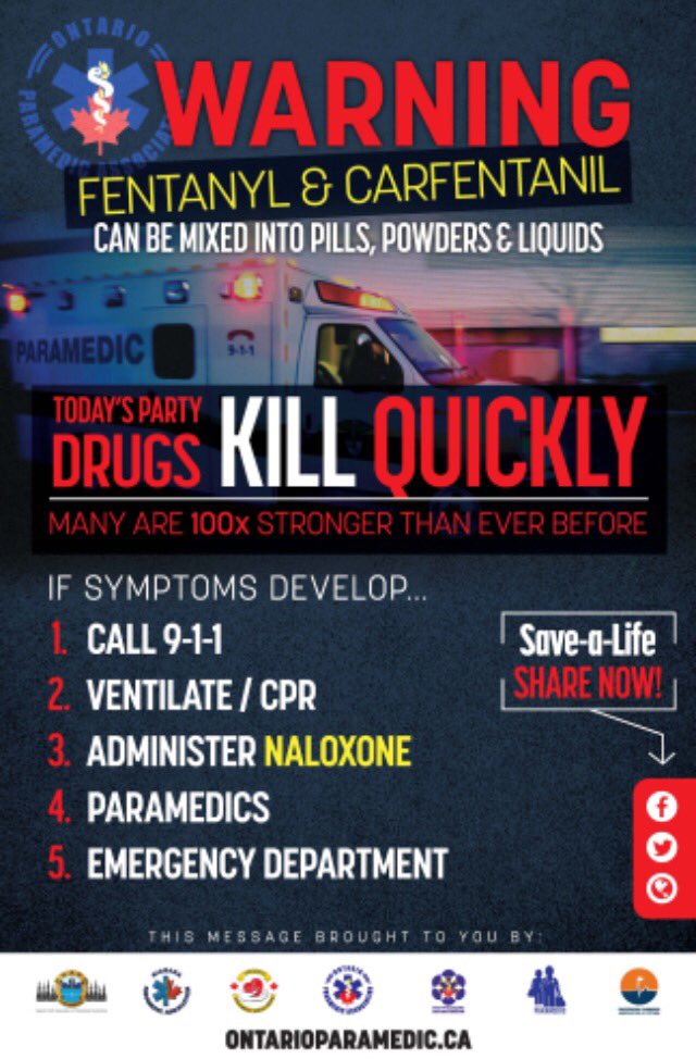 htvsdrugs's tweet photo. some information on fentanyl provided by @OntParamedic ⛑🚑🚨 https://t.co/AlNJDmHrwU