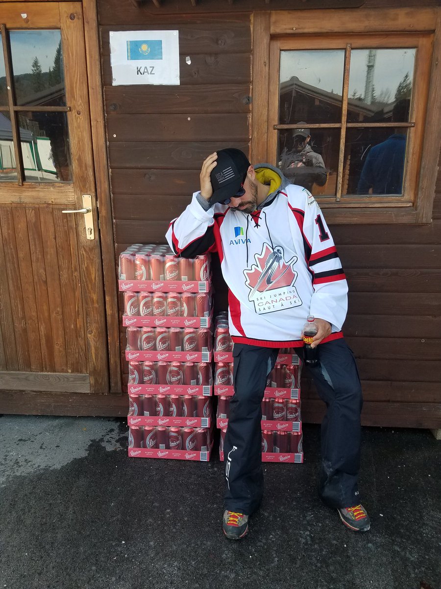 MGlasder's tweet photo. It's been a long season but we have the team event tomorrow!!! #planica2017  #shortrest #coachigor https://t.co/pm9UgweTmQ