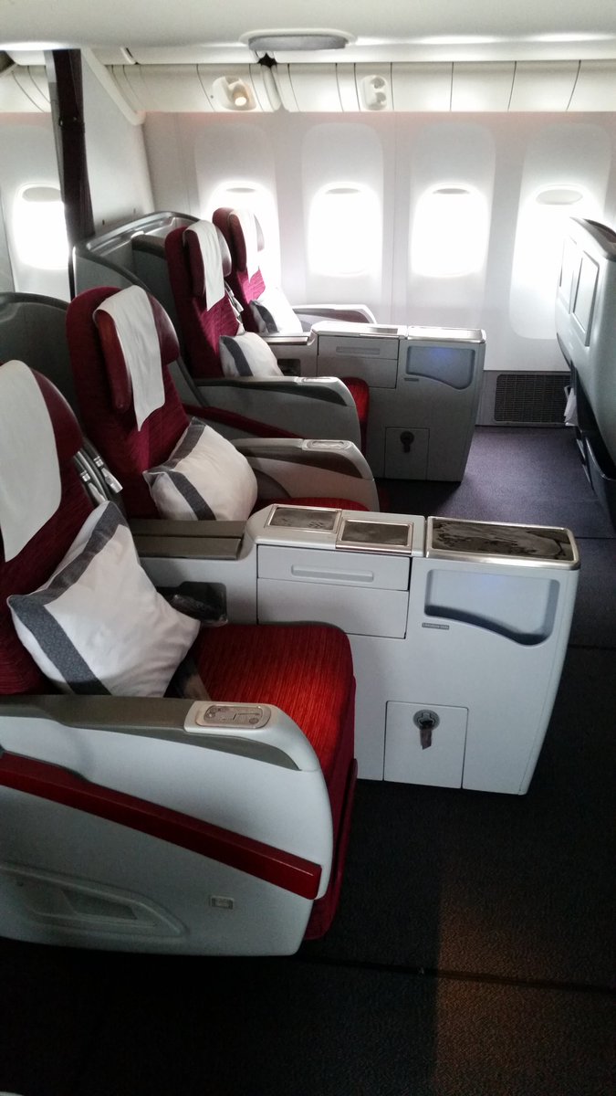 TheTVLConcierge's tweet photo. Outstanding Customer Service @qatarairways from Doha to Cairo onboard B777-300 from Ibthitsam and her colleagues. Five Star all the way! https://t.co/qXVYC2NVVU