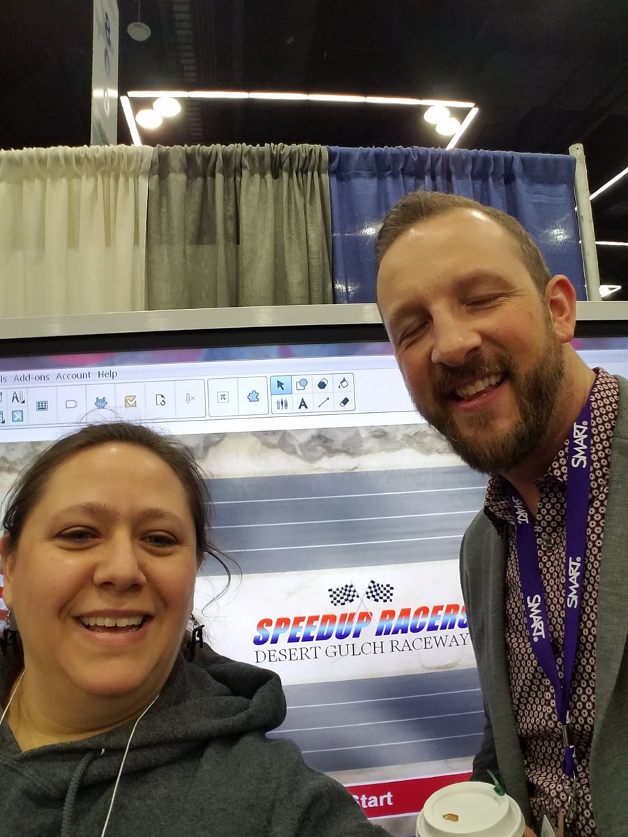 MrsHoward314's tweet photo. At the Smart booth. #nccechat #TheHunt https://t.co/X0zBgRFHvy