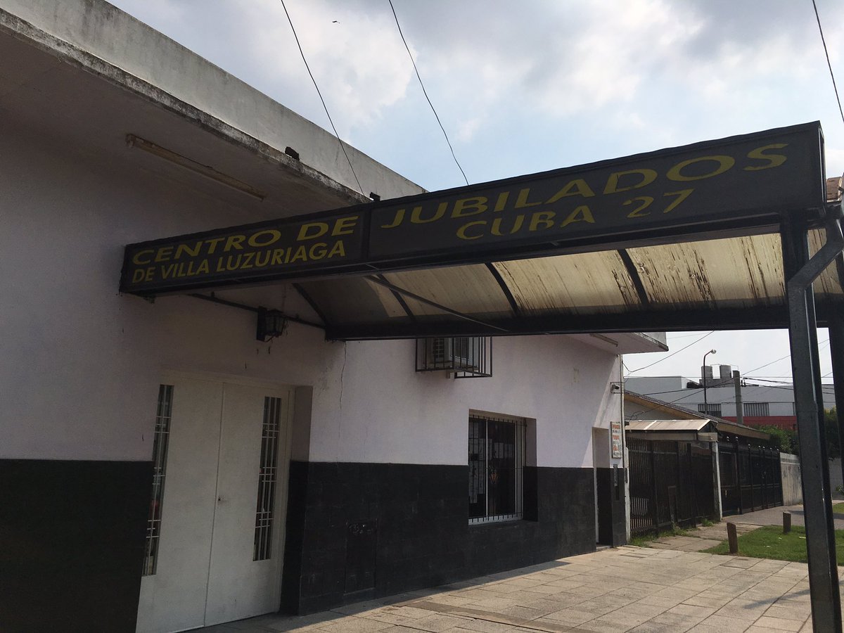 Carlos Boco On Twitter En El Centro De Jubilados Club Cuba 27 En Villa Luzuriaga La Matanza