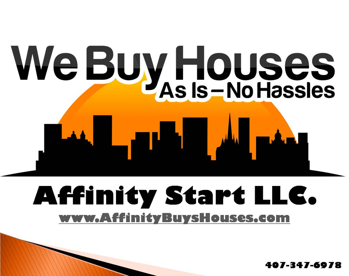 affinity_start's tweet image. Come, connect with us! ❤️
AffinityBuysHouses.com    
#mortgage #CreditScore #Foreclosure #House #properties #WeBuyHouses #orlando #apopka