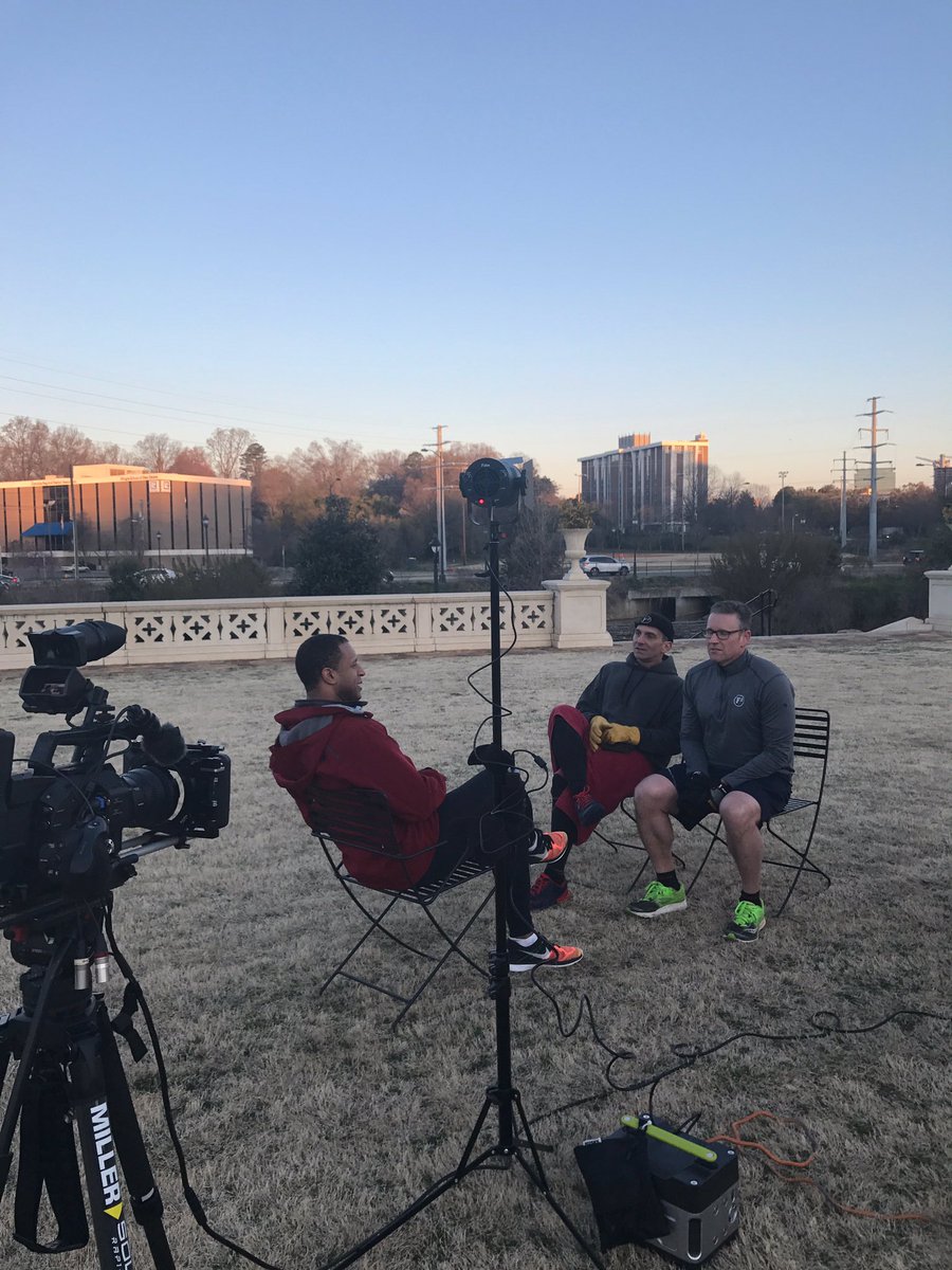 Fitness. Fellowship. Faith. Went to Charlotte to tell the story of a men's movement sweeping the country. Tmrw am on <a href="/TODAYshow/">TODAY</a> <a href="/F3Nation/">F3</a>
