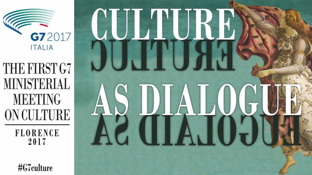 MiC_Italia's tweet photo. •Difendere il patrimonio culturale da qualsiasi forma di aggressione, umana o naturale• #G7Culture | 30-31 marzo 2017 #Firenze @g7 https://t.co/UVH3U2pcNZ