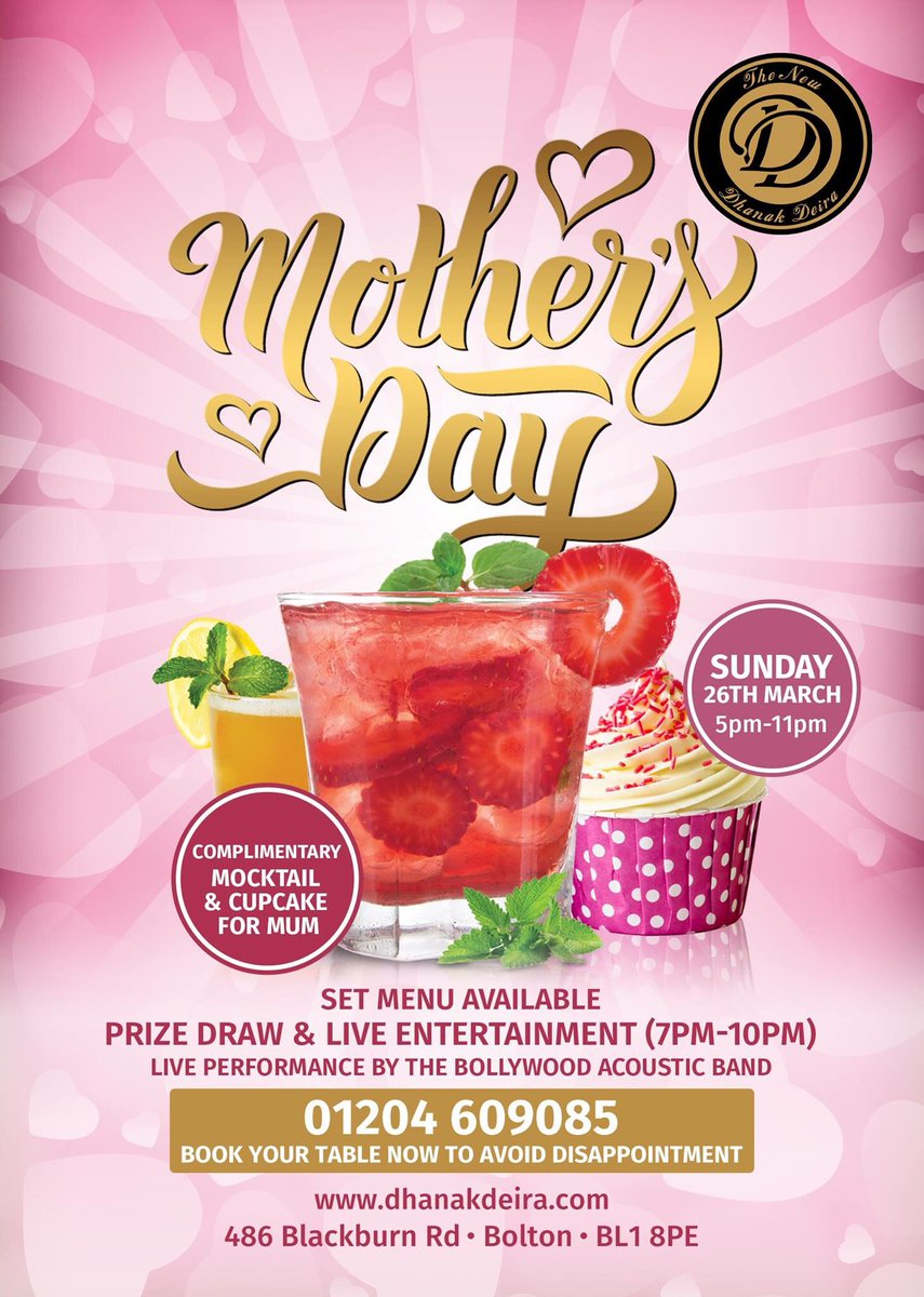 Our full menu launches Sunday along with out Mother’s Day special event 👏🏻👏🏻👏🏻