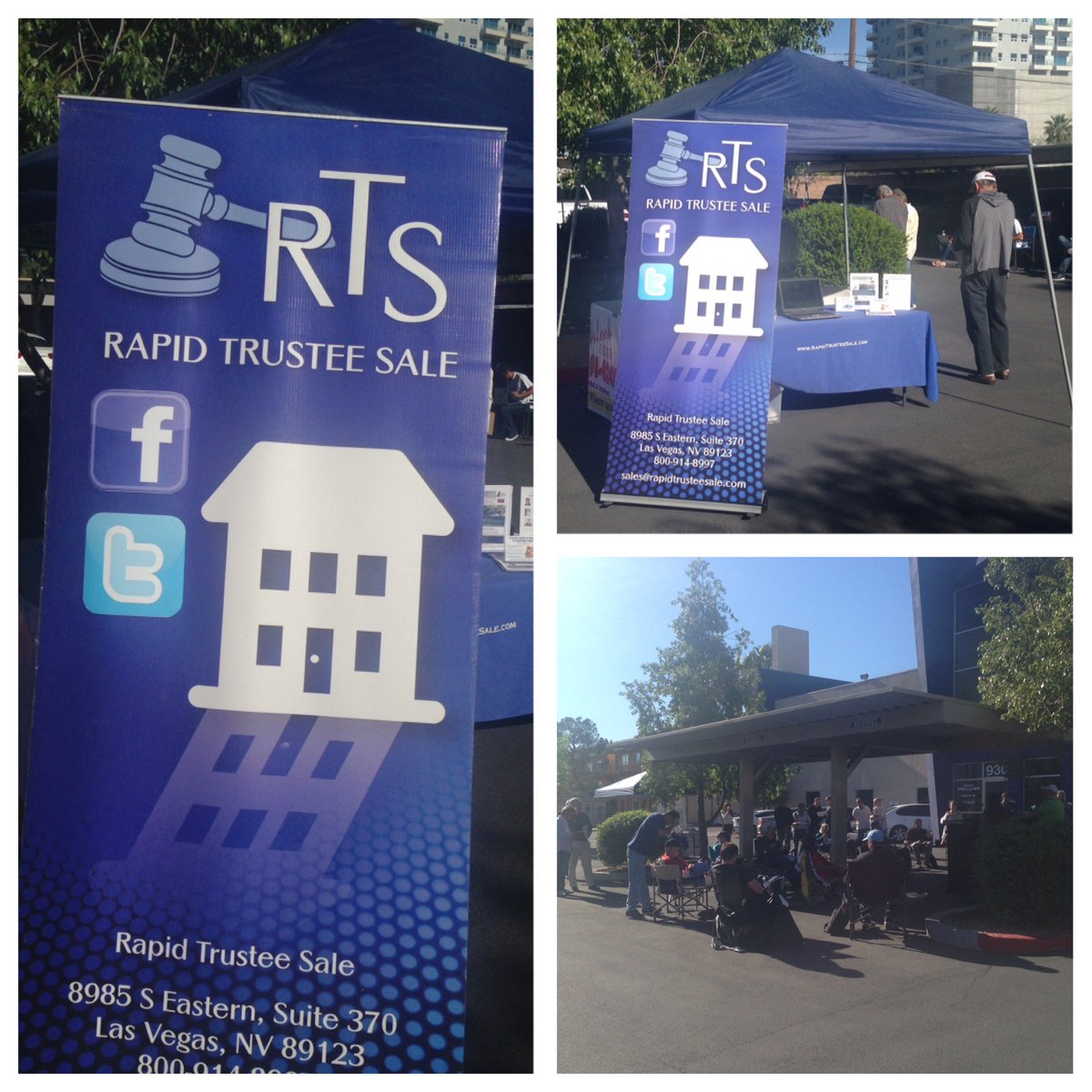 Vegas: Gorgeous day for an Auction. “Selling when we’re through”.  Come learn next week. owl.li/nhQ730aevU5