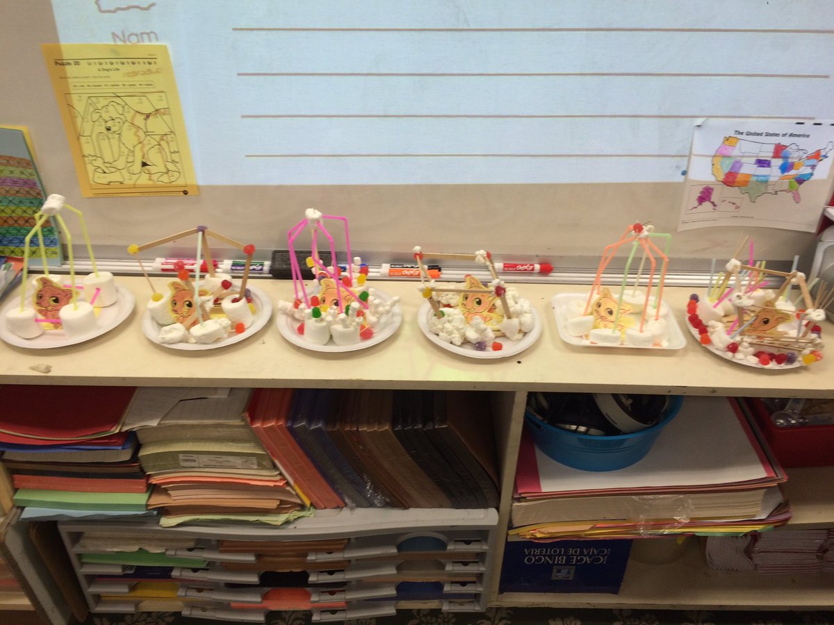 MrsGarrett_Way's tweet photo. Our STEM project: The Three Little Pigs And Big Bad Wolf Challenge. ALL of them withstood the Big Bad Blowdryer! #WaysideRocks https://t.co/NsKiIoNT1n