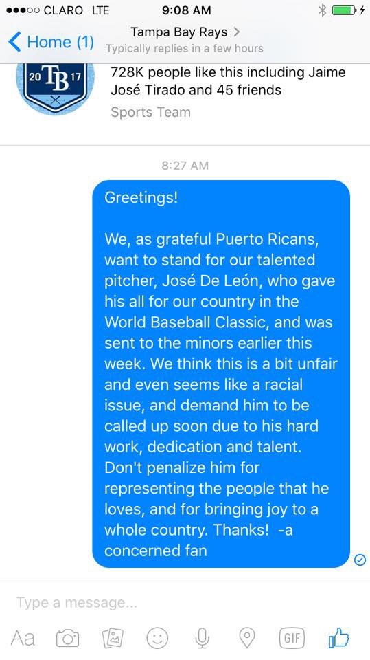 eiram_aa's tweet photo. @RaysBaseball #LosNuestros 🇵🇷🔥 https://t.co/pGvy2jZW6z
