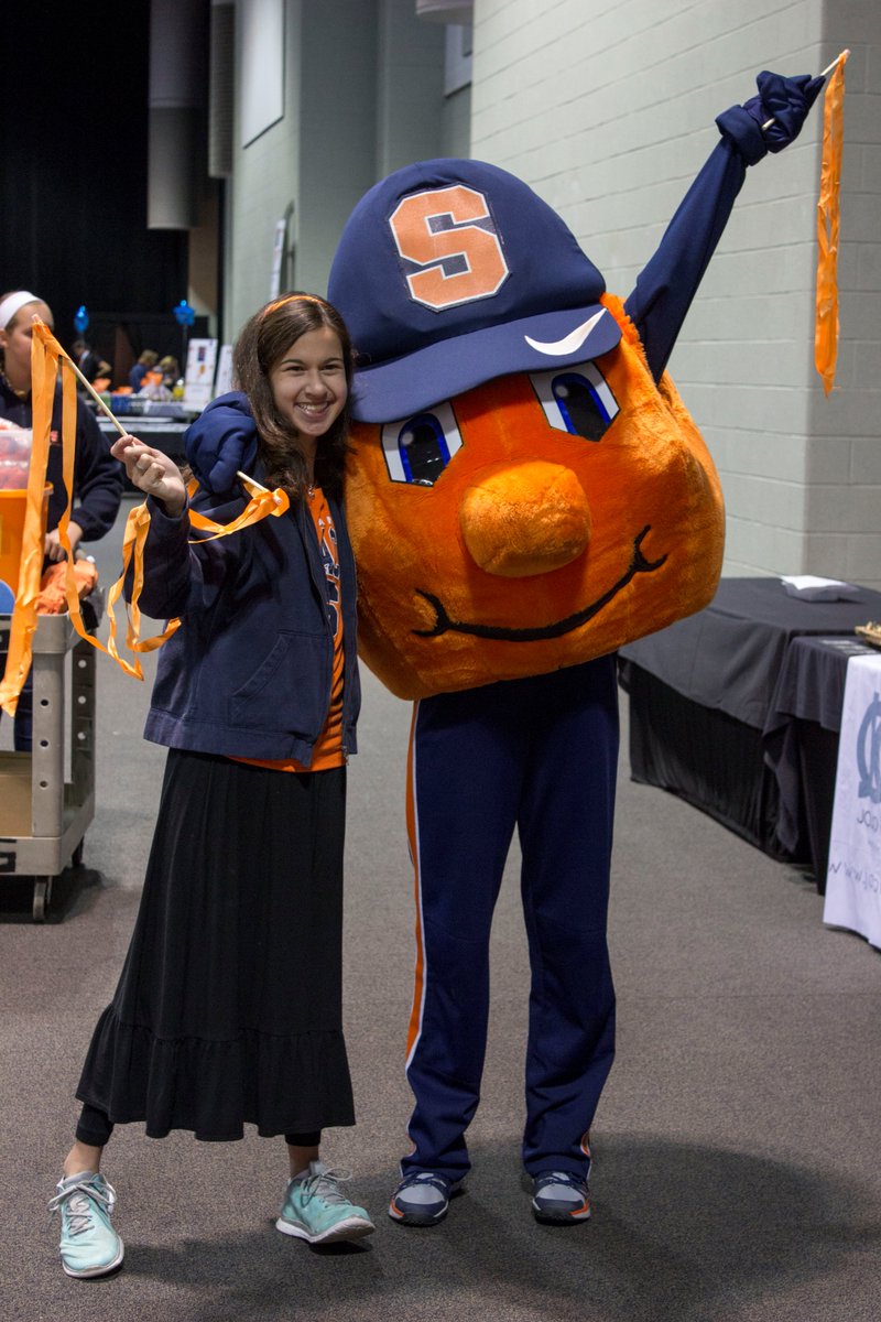 Happy birthday, Otto! Thank you for all you do to support Make-A-Wish Central New York &amp; Wish Kids like Becca! #CelebrateSU