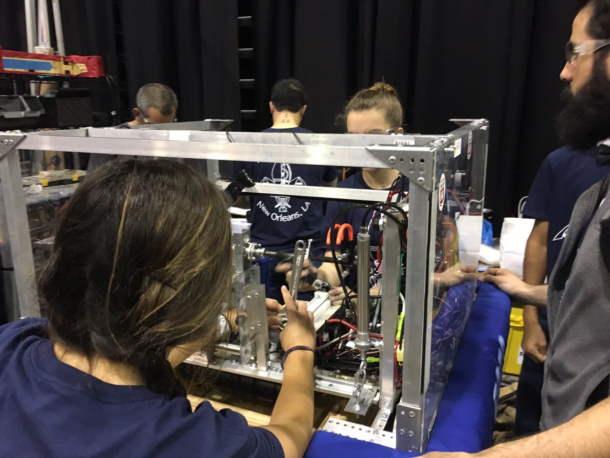 Some minor adjustments before the parade. #bayouregional