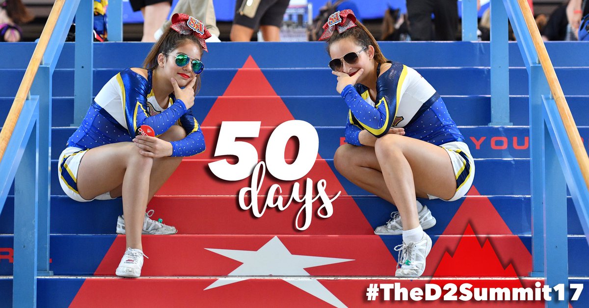 VarsityAllStar's tweet photo. Here we go 😎 We are just 50 days away from #TheD2Summit17! https://t.co/9Al5pgnQjK