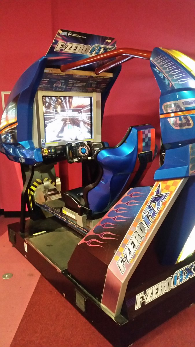 yoshifan on twitter f zero ax deluxe cabinet at ラウンドワン