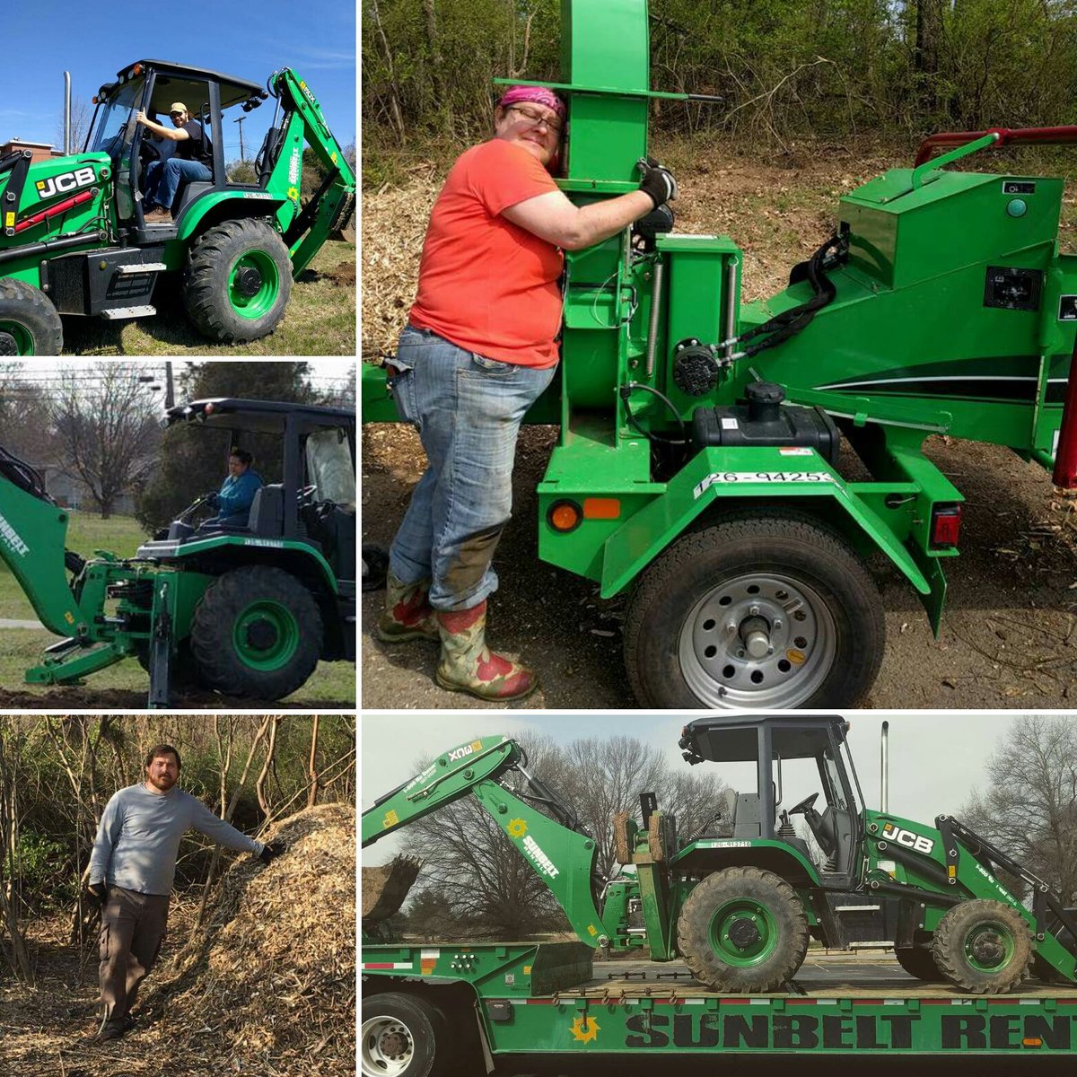 A special thank you to <a href="/sunbeltrentals/">Sunbelt Rentals</a> !!Our garden would not have made big changes without you!! #growenrichment #lovetractors