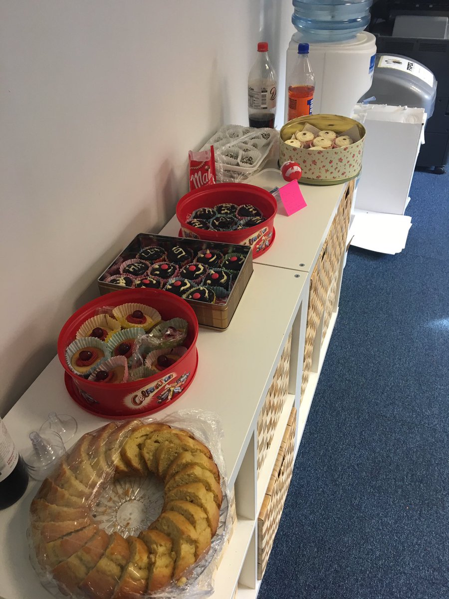 JaneChittick's tweet photo. Good effort form the @peach_tweets team for @comicrelief baking! https://t.co/v9isQrCZlp
