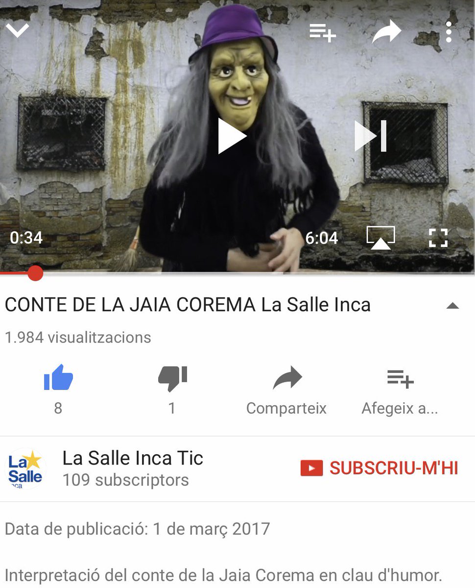 LaSalleInca's tweet photo. Enhorabona a les companyes Maria Picó i Dolors Figuerola, en 3 setmanes #jaiacorema té 1984 visites https://t.co/ZzIvTJ1e02 Passsssada! https://t.co/lmlY3hv0fg
