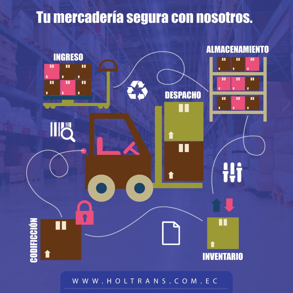 HoltransEc's tweet photo. Tu mercadería segura con nosotros. #Holtrans #HoltransLogistics #OperadorLogistico #SolucionesLogisticas https://t.co/sZUGY5aY2m
