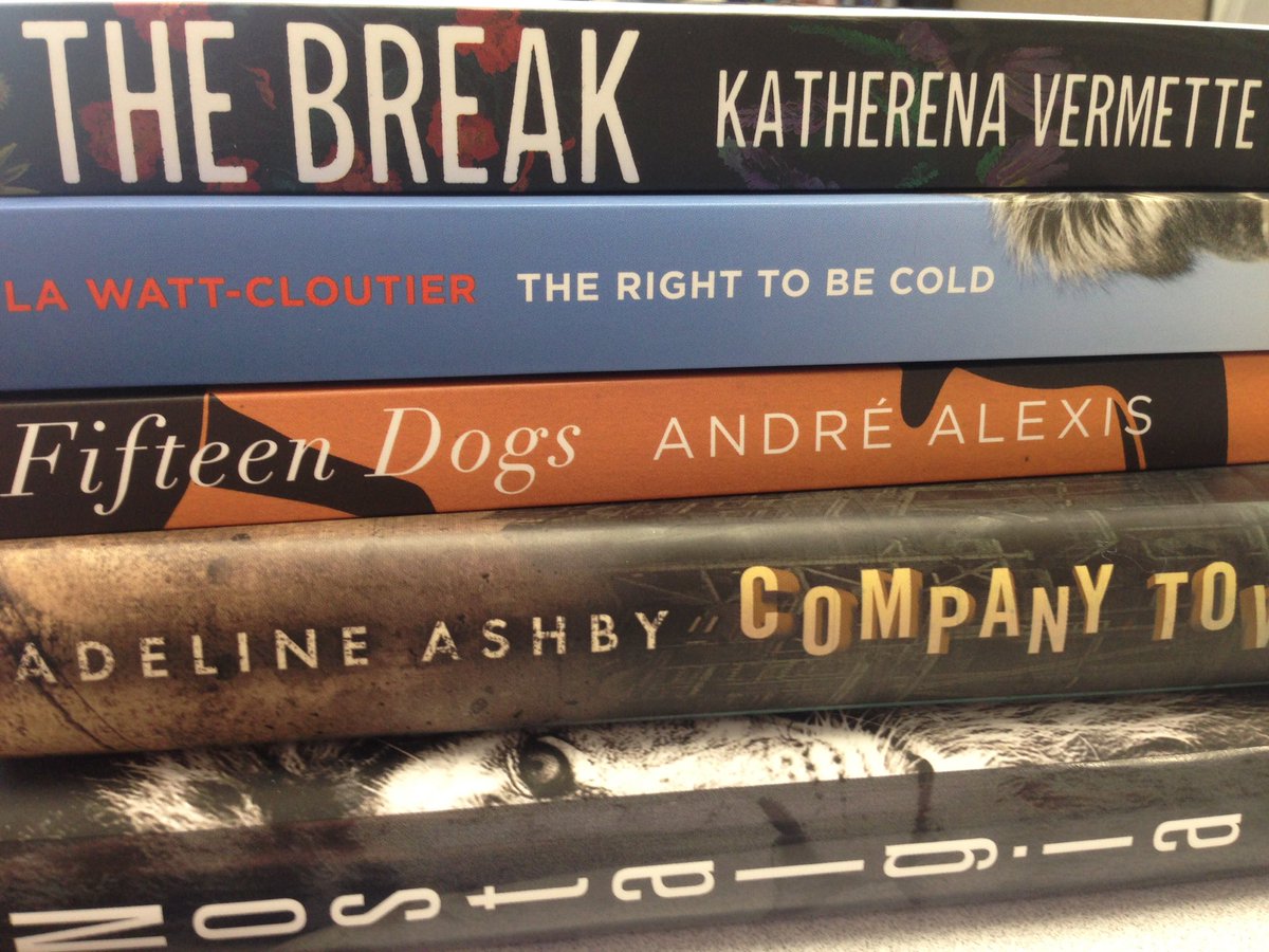 AmyMacAdam's tweet photo. Thanks @InfoAMSJ for the #canadareads books! @cbcbooks #reading #bettergetreading https://t.co/tyTmQnjOG7