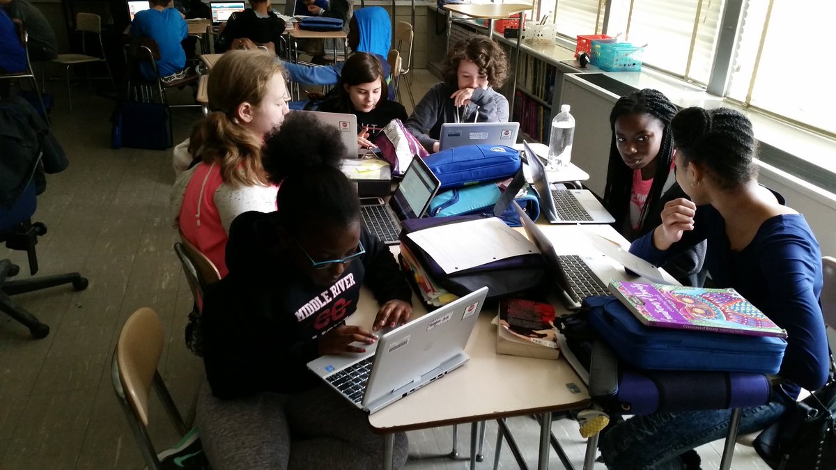 lmussini1's tweet photo. Covering a 6 gr SS class &amp;  amazed at the creativity &amp; collaboration in the room.  @MRMSlions @SnellingJeffrey https://t.co/DaMcin9K5i
