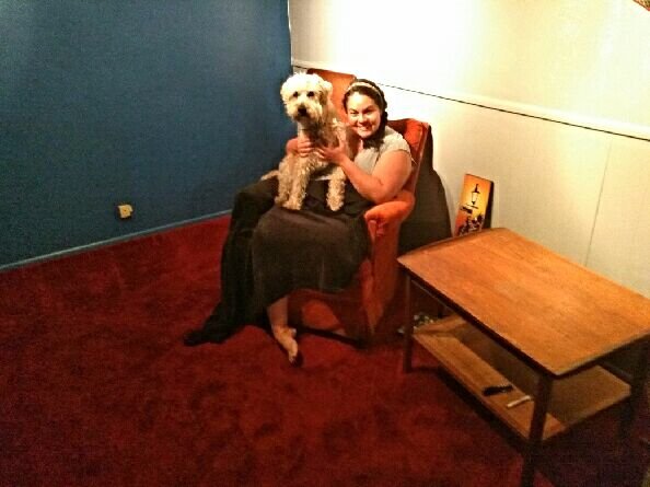 Another Happy Customer!!!  Cat Reith and her puppy LOVE their new carpet!! Give us a call today 720-930-8685  #FCIDENVERSOUTH