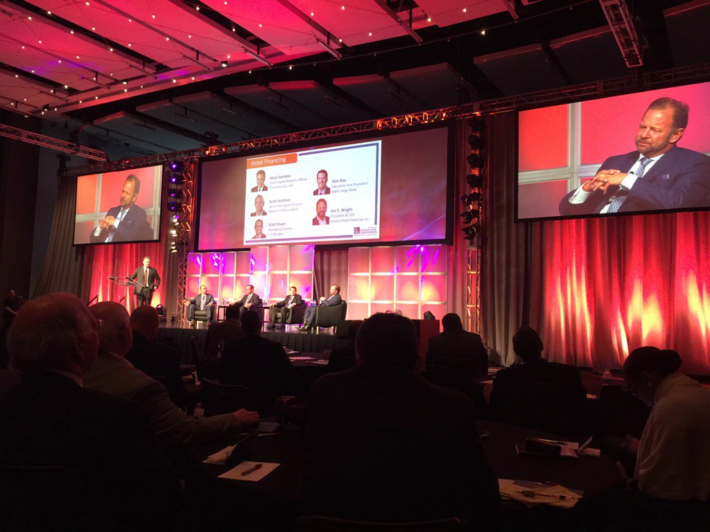 CorpEmpLawyer's tweet photo. Great session on hotel financing at @HHConference with Jon Wright of @Accesspt. #hhconference https://t.co/dE67DZBjbw
