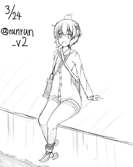 雪風ちゃん!
#艦これ版深夜の真剣お絵描き60分一本勝負
#艦これ版真剣お絵描き60分一本勝負_20170324 