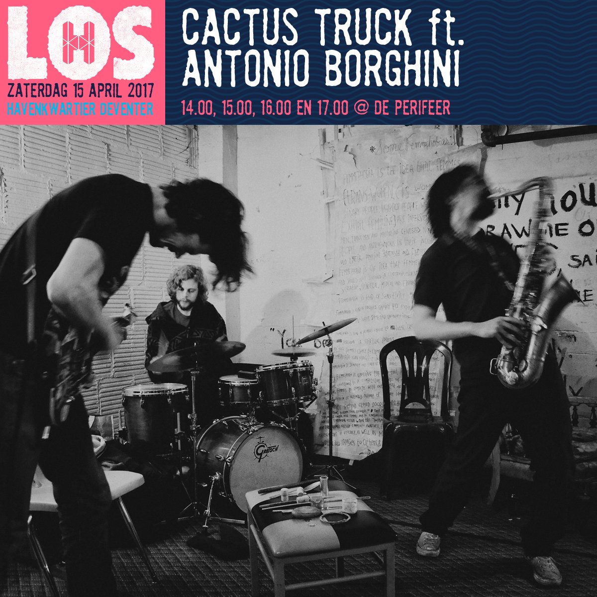 We introduceren aankomende tijd een selectie van programma <a href="/Havenkwartier/">Havenkwartier</a> #hkLOS #festival op za 15 april: havenkwartierdeventer.com/los #Deventer