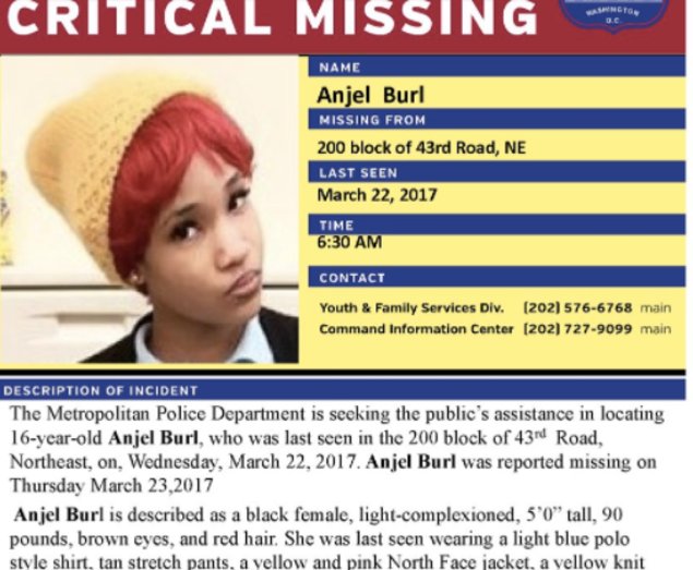 TheRoot's tweet photo. Missing black and latino teens in Washington D.C. are finally getting the coverage they deserve: https://t.co/mJiCegMZOr #MissingDCGirls https://t.co/GBalDfTwAJ