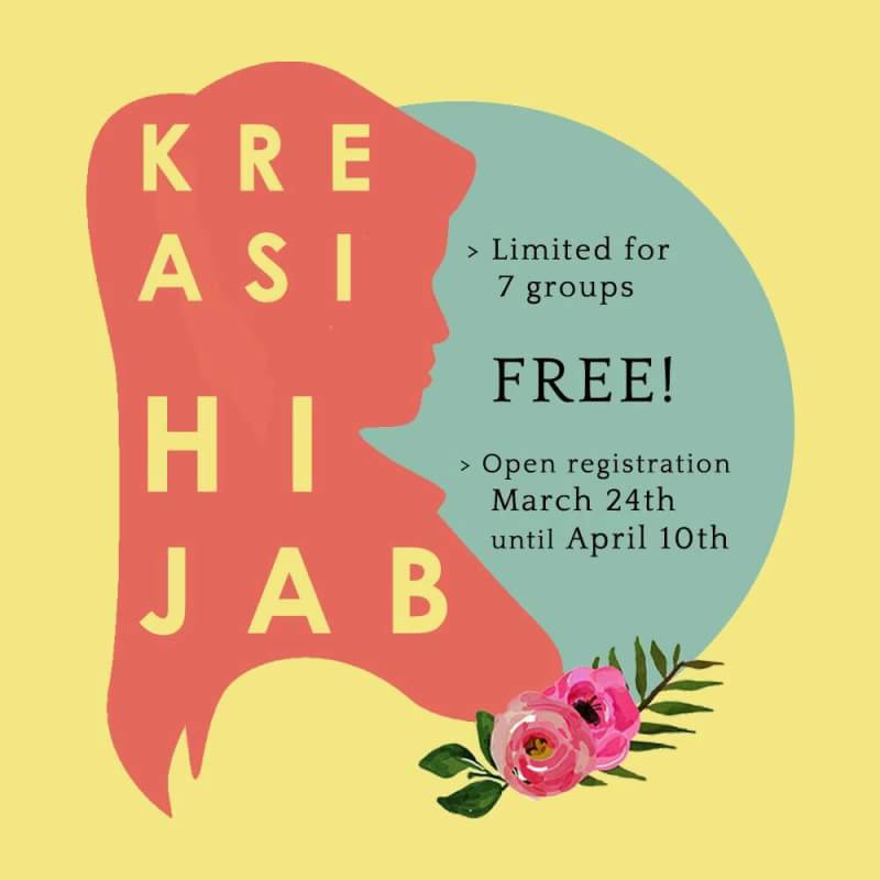 SEMUT 68 proudly presents

👼KREASI HIJAB COMPETITION👼
📆 on April 14th

❓FOR FURTHER INFORMATION
👧Wulan
LINE : wulanhpsri
WA   : 081296686843