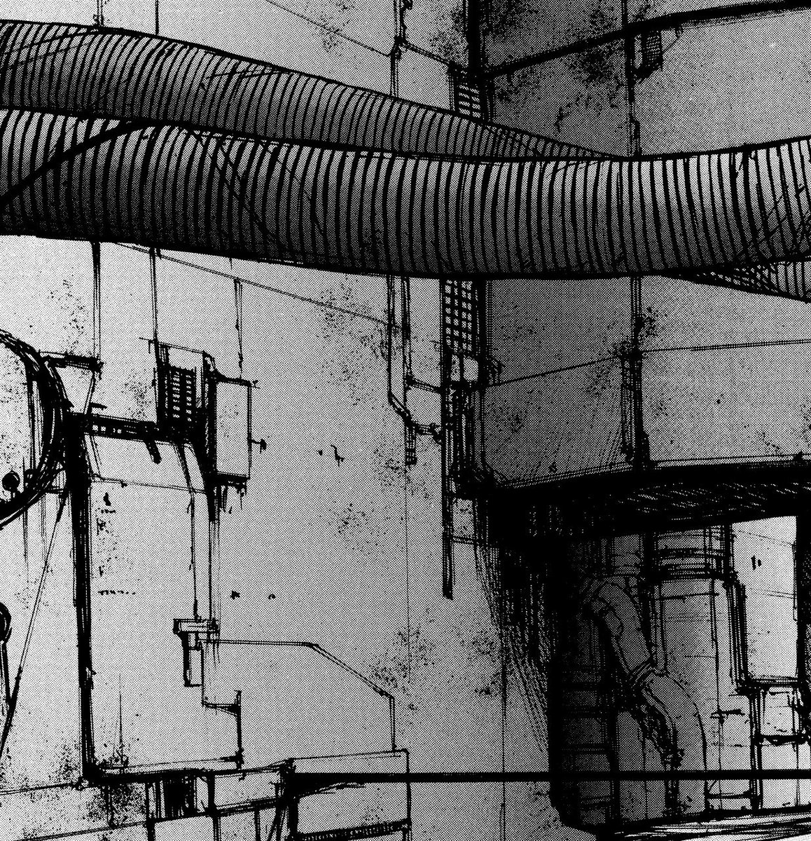 JumpOvertheAge's tweet image. 4 architectural fragments from NOiSE a rarely seen prequel to Tsutomu Nihei&apos;s infamous manga series BLAME. Megastructures bathed in silence.