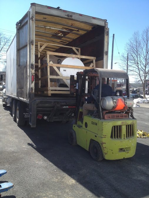 LiquidStateBeer's tweet image. Things are heating up! Here's our @cleaverbrooks boiler!