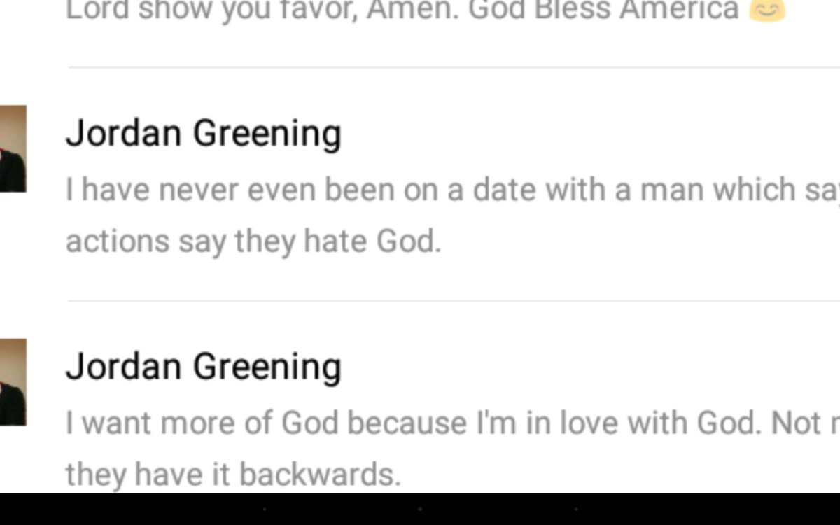 bellasanser's tweet photo. @JordanElizabeth @striker7_9  and you won't be getting any dates with men, you are doing God's judgement on EVE. "Your desire will be to you https://t.co/bkoo1l6CLI