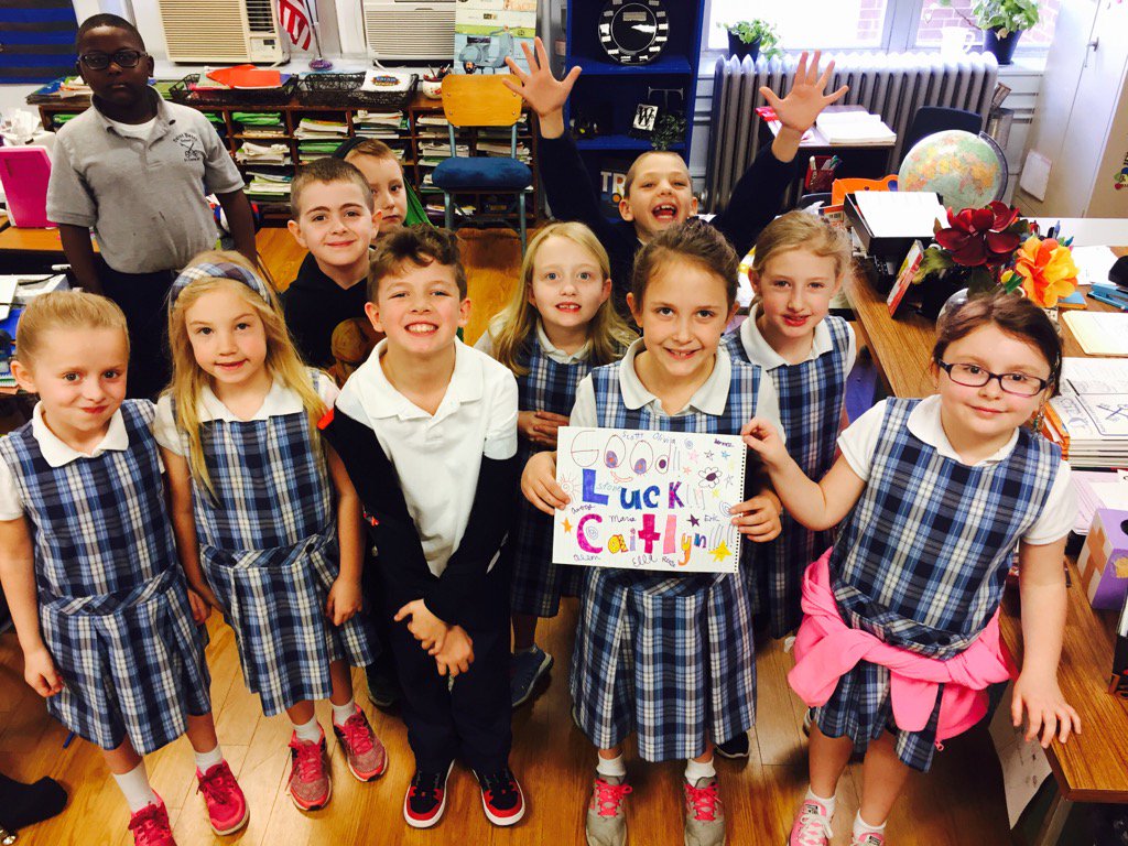 StPStC2ndGrade's tweet photo. Wishing our fellow classmate all the best at the state gymnastics meet this weekend! #BringHomeTheWin #GoodLuck https://t.co/w2O0hxCydH
